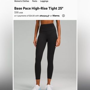 Base Pace Brushed Run Tight